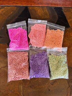 Assorted color seed beads
